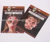 Halloween party: Terrifying, bloody scars, tattoo stickers, knife scars, male and female simulation of bleeding, fake injuries, funny paper stickers Item Picture